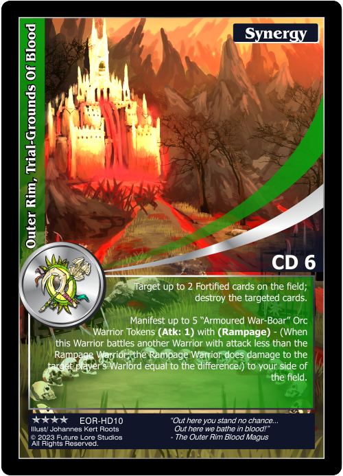Outer Rim, Trial-Grounds Of Blood