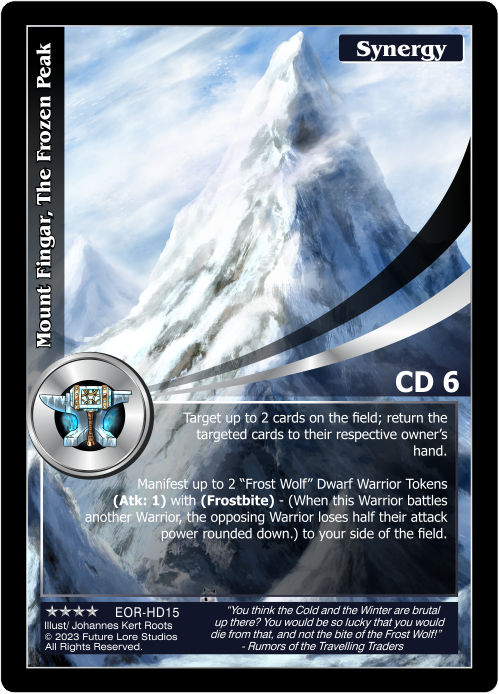 Mount Fingar, The Frozen Peak