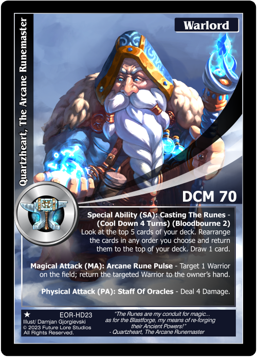 Quartzheart, The Arcane Runemaster