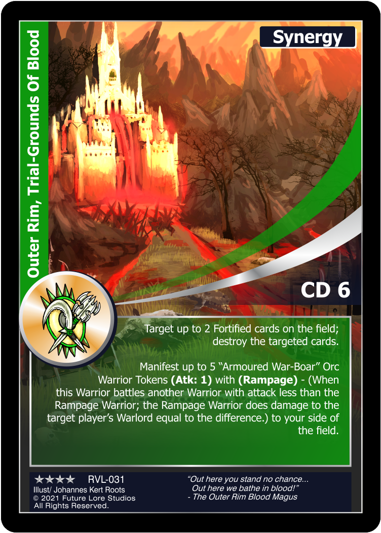 Outer Rim, Trial-Grounds Of Blood