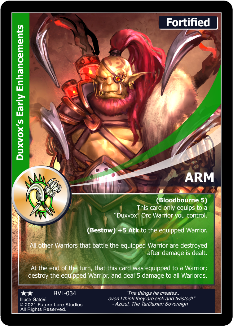 Duxvox’s Early Enhancements