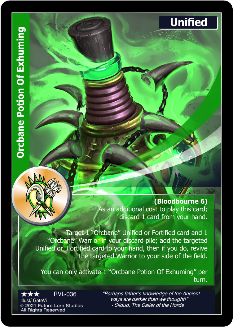 Orcbane Potion Of Exhuming