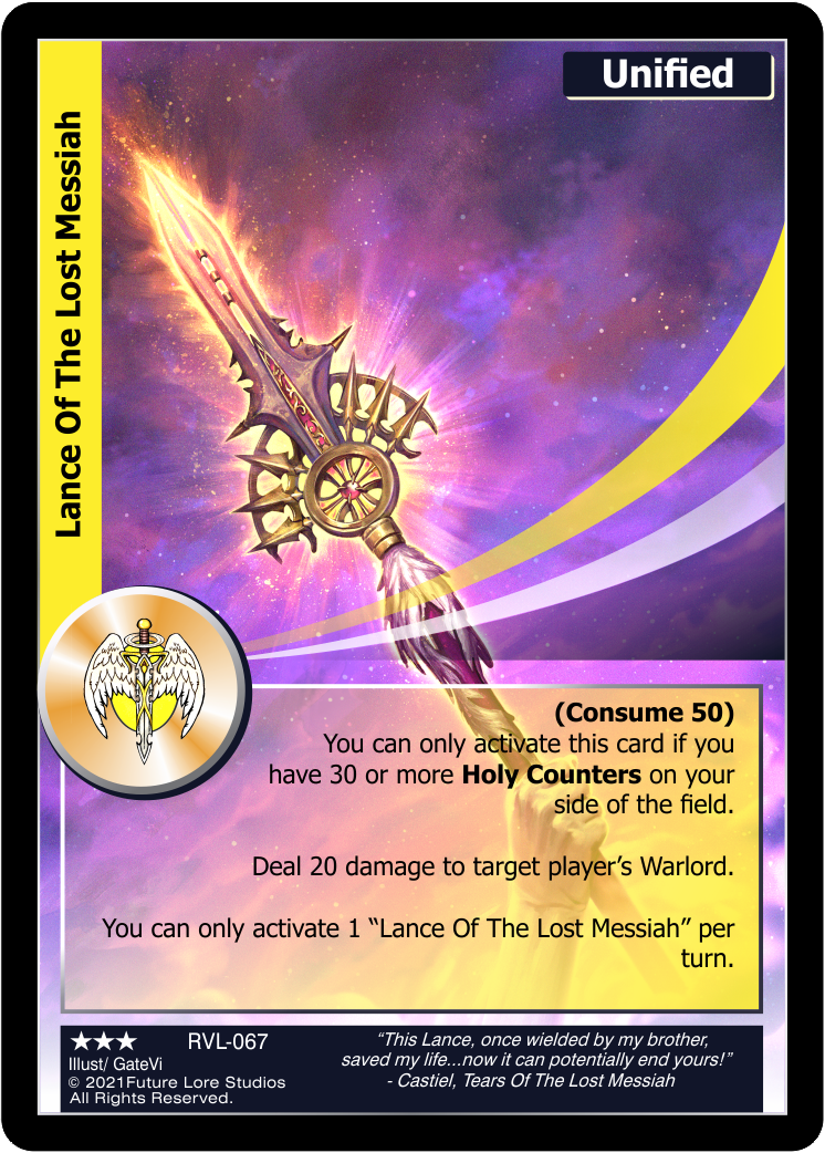 Lance Of The Lost Messiah