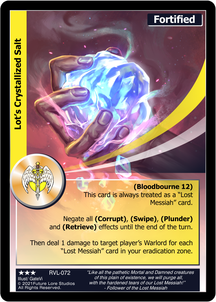 Lot’s Crystalized Salt