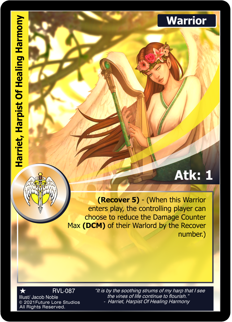 Harriet, Harpist Of Healing Harmony