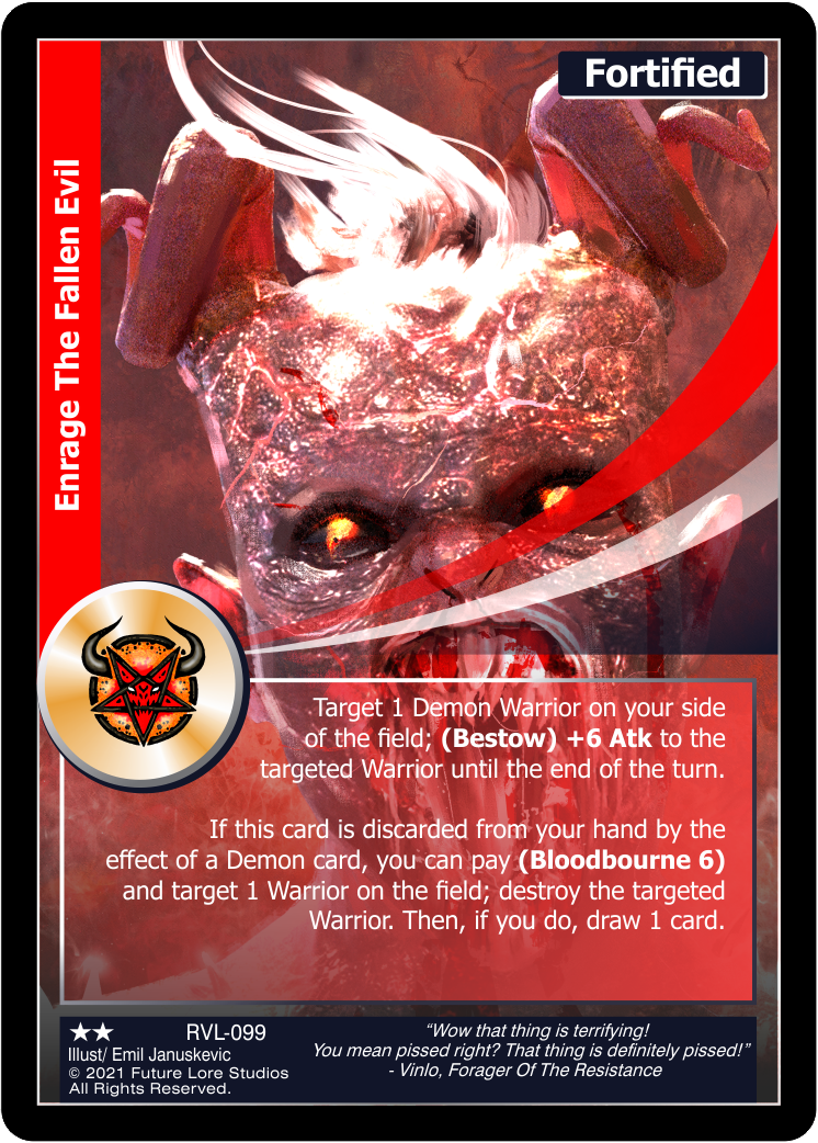 Enrage The Fallen Evil