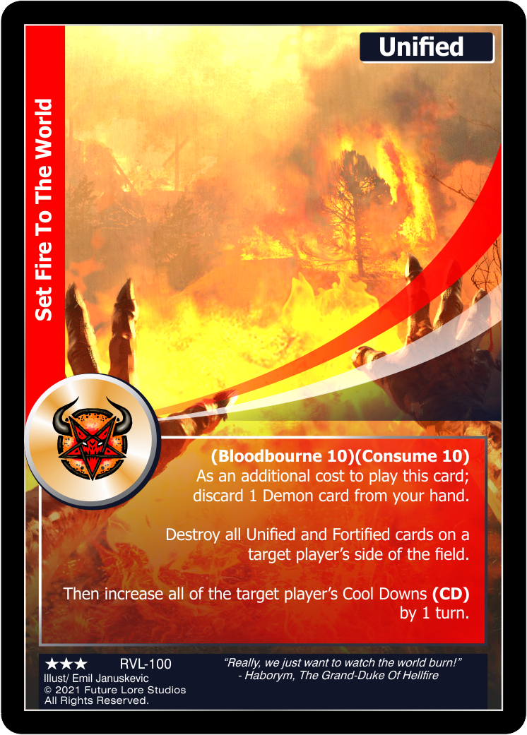 Set Fire To The World