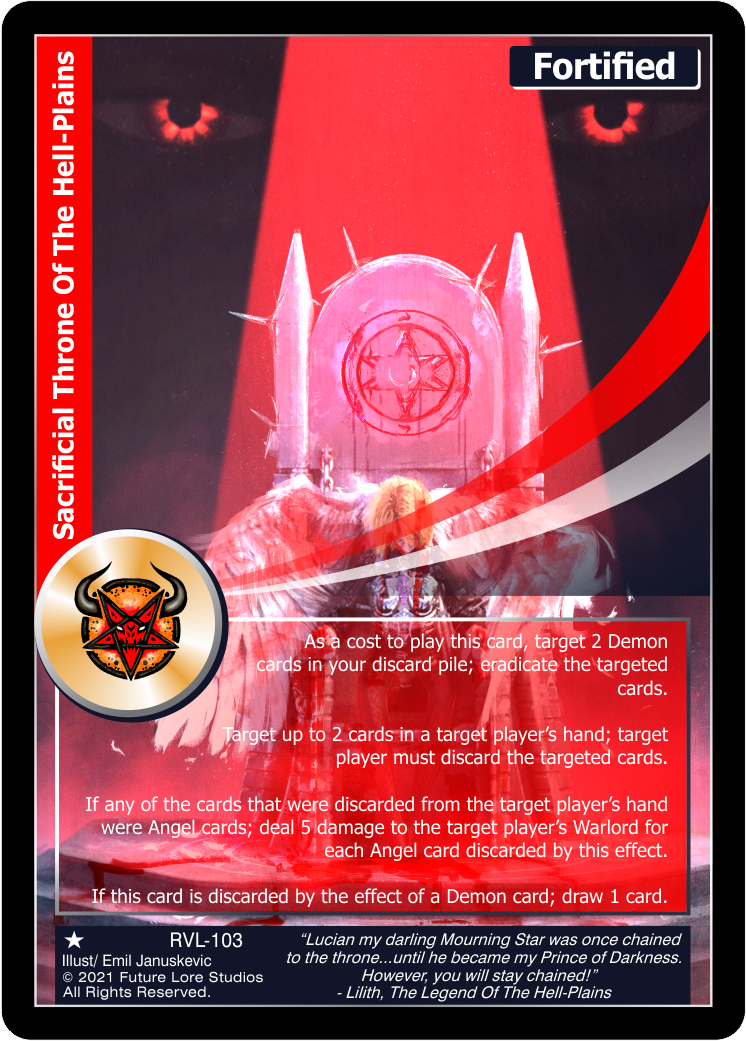 Sacrificial Throne Of The Hell-Plains