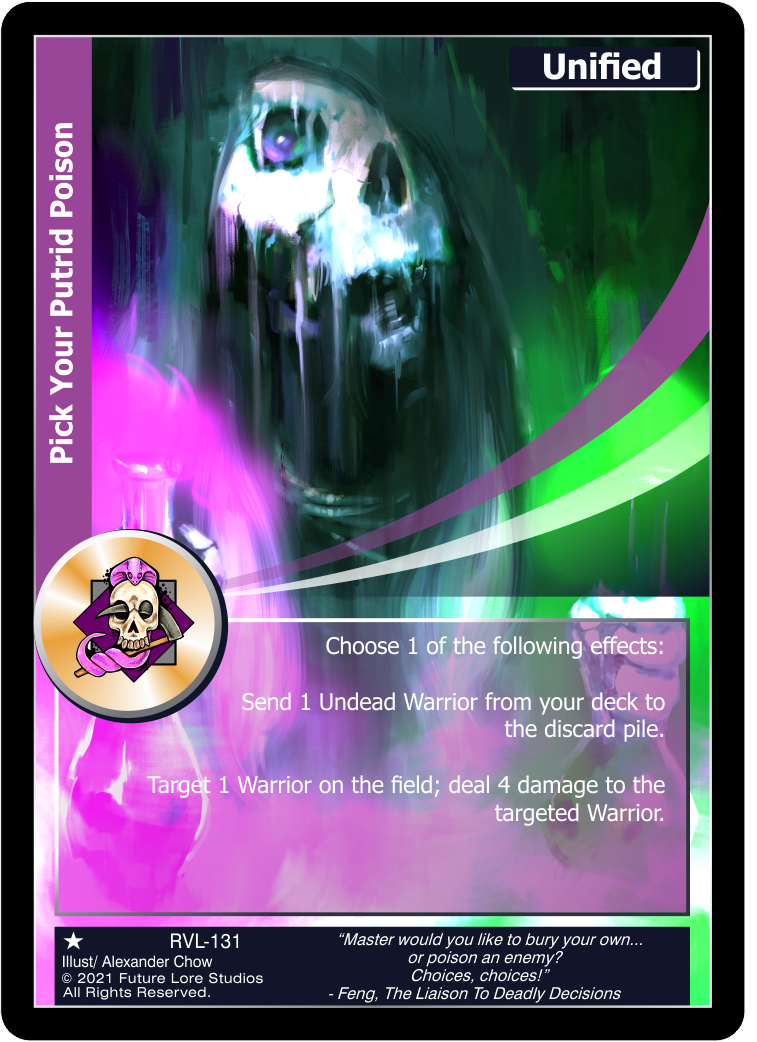 Pick Your Putrid Poison