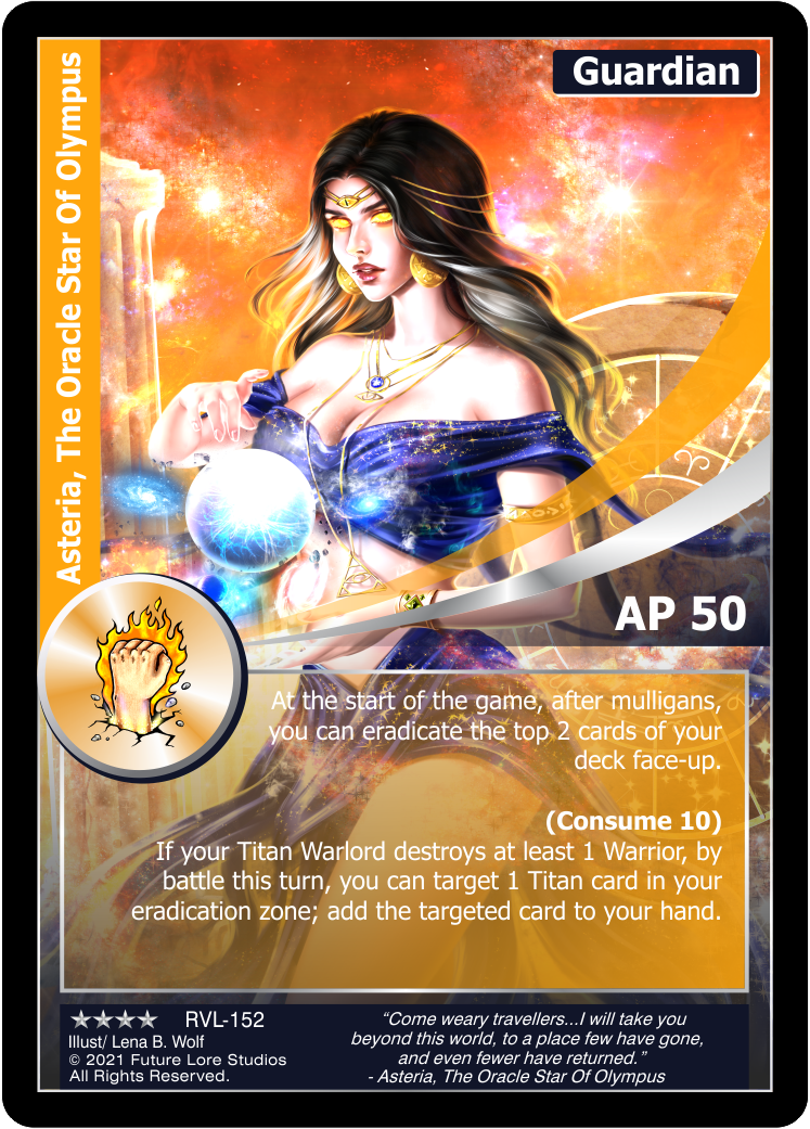 Asteria, The Oracle Star Of Olympus