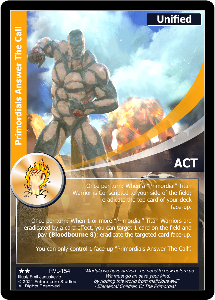 Primordials Answer The Call