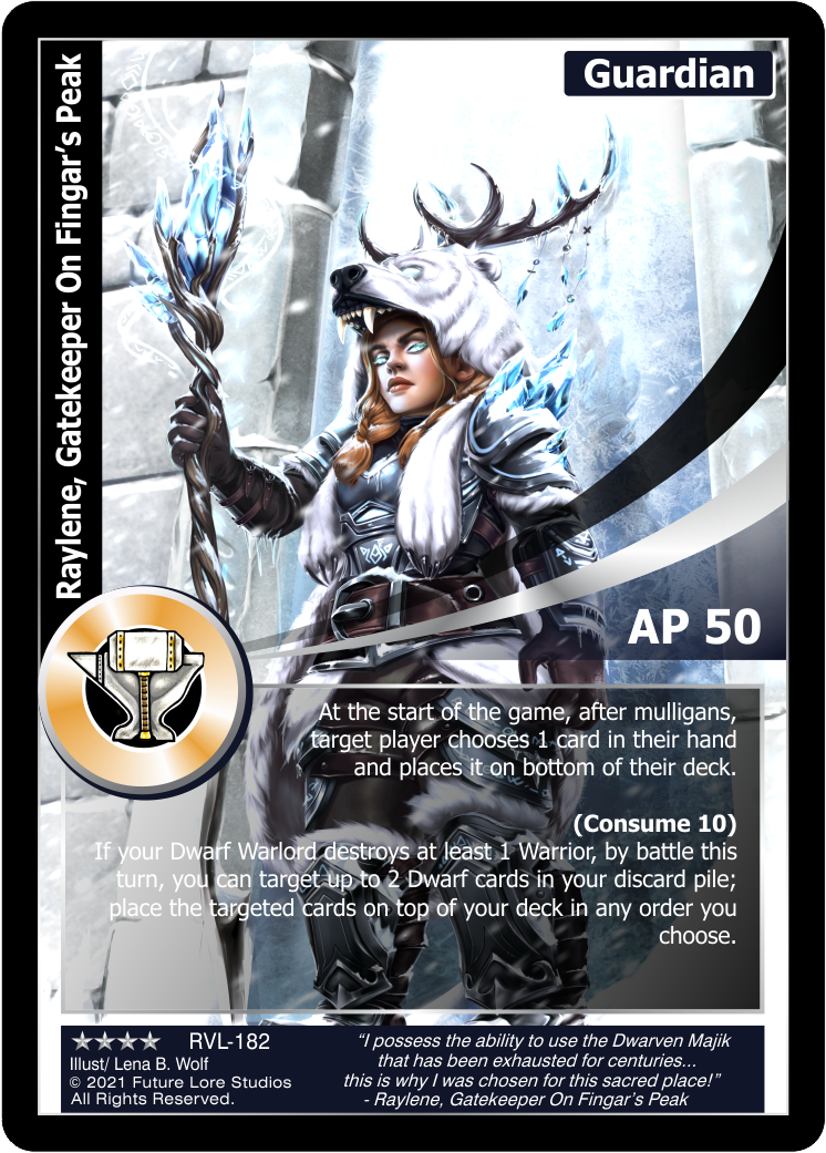 Raylene, Gatekeeper On Fingar’s Peak