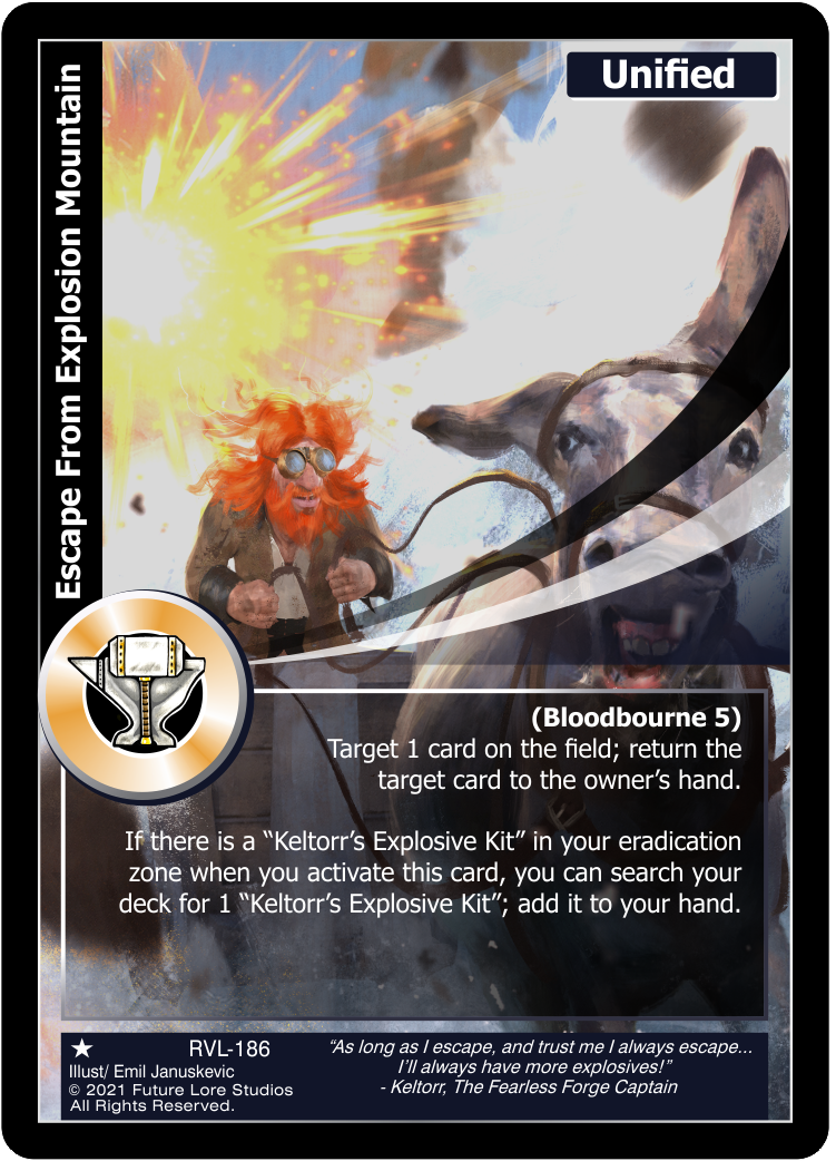 Escape From Explosion Mountain