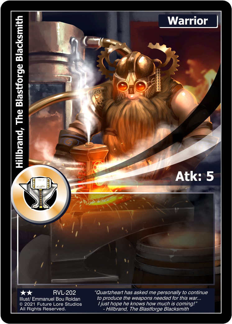 Hillbrand, The Blastforge Blacksmith