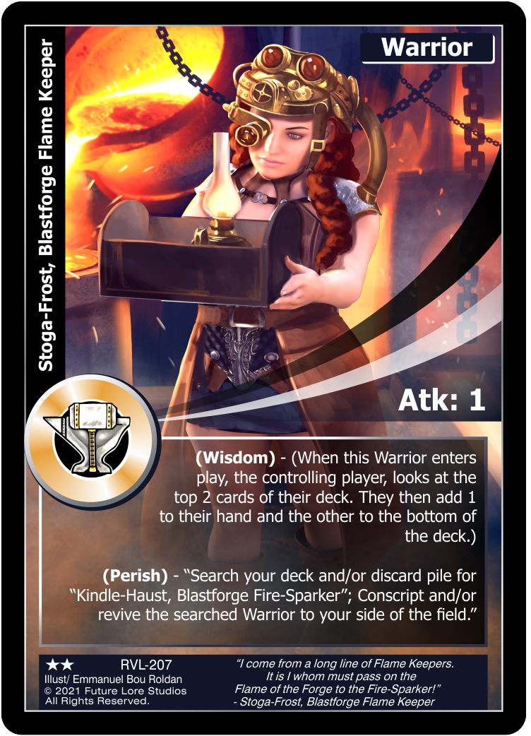 Stoga-Frost, Blastforge Flame Keeper