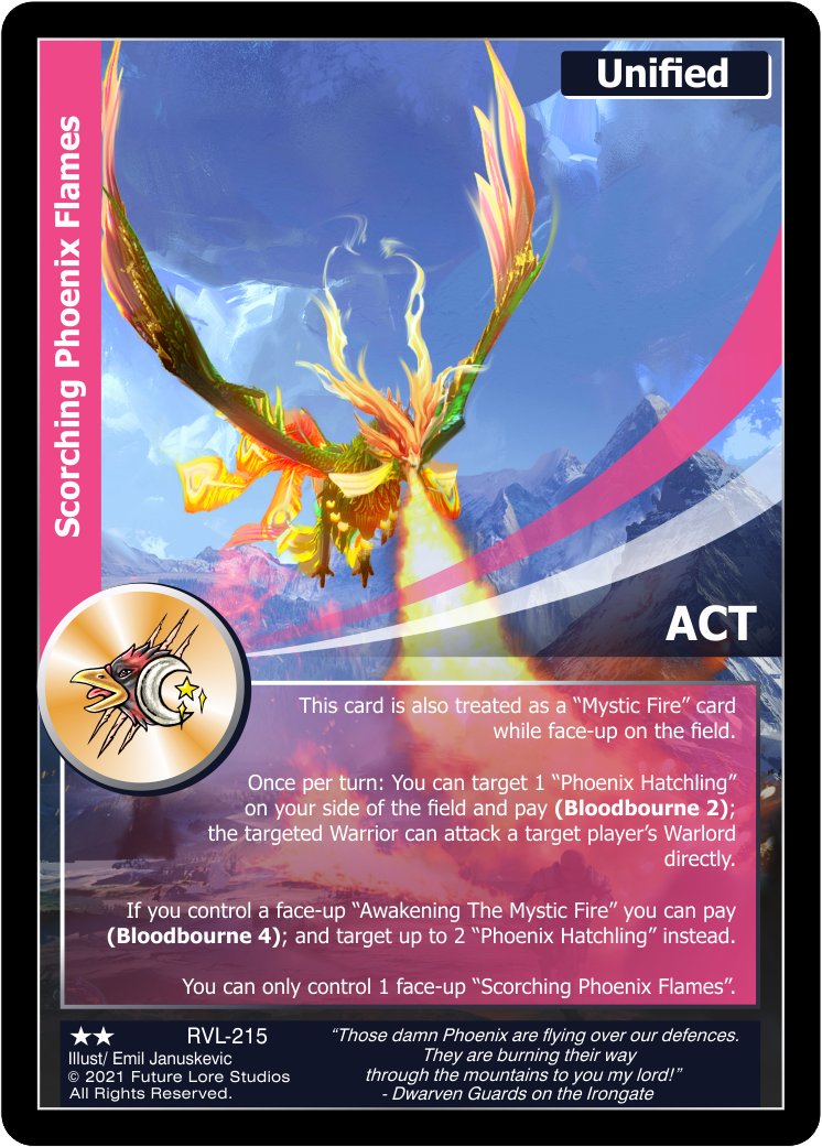 Scorching Phoenix Flames