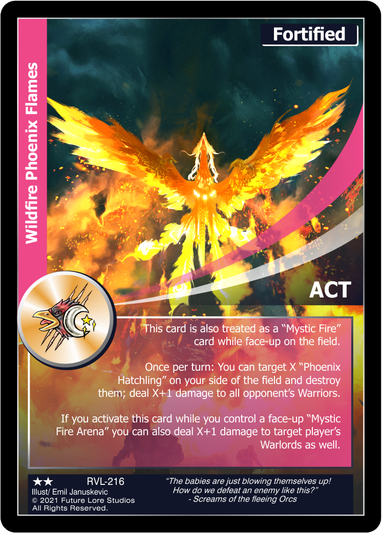 Wildfire Phoenix Flames