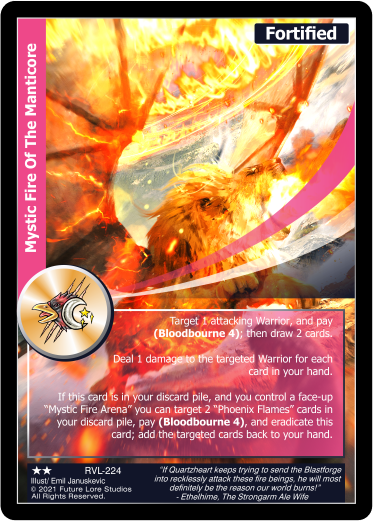 Mystic Fire Of The Manticore