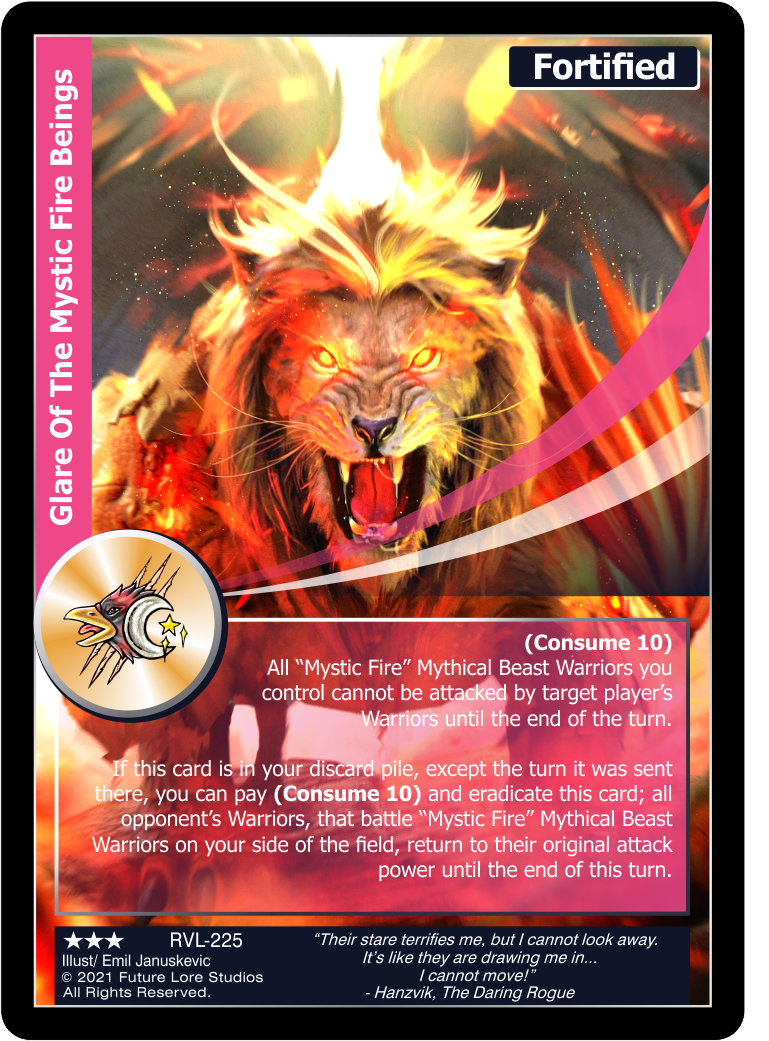 Glare Of The Mystic Fire Beings