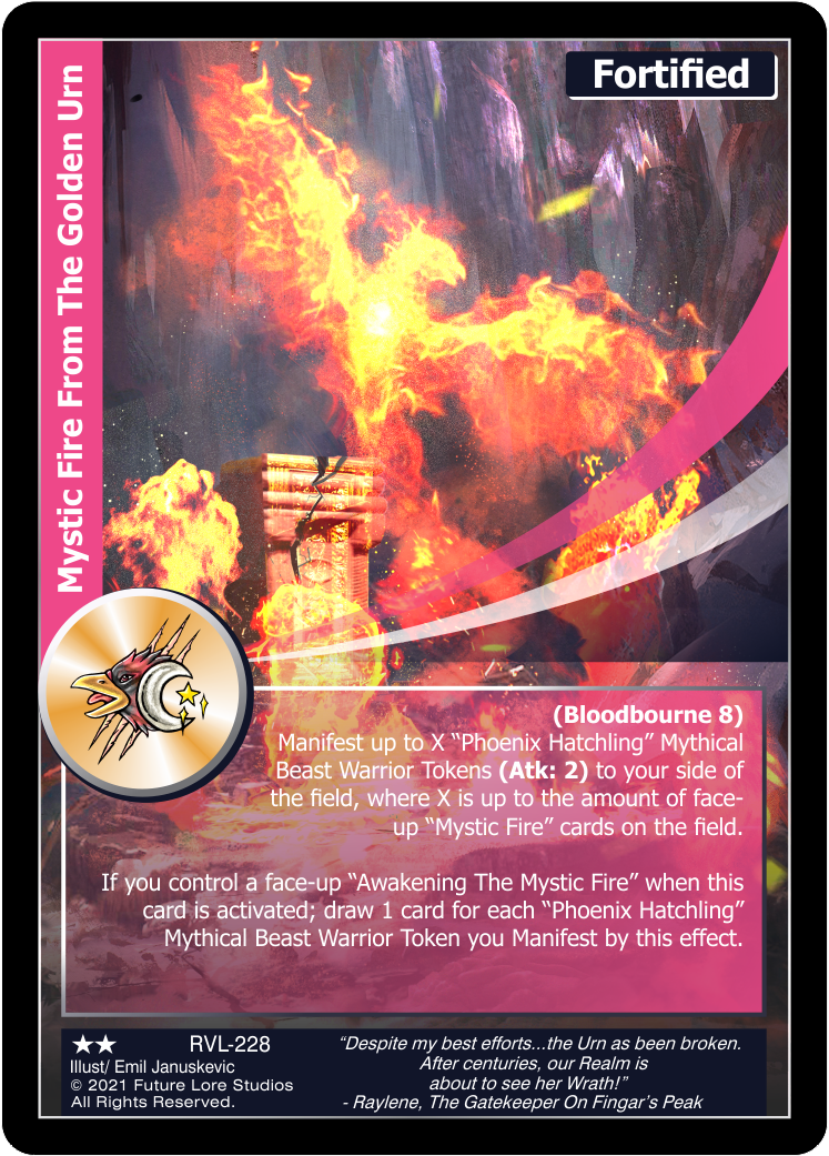 Mystic Fire From The Golden Urn