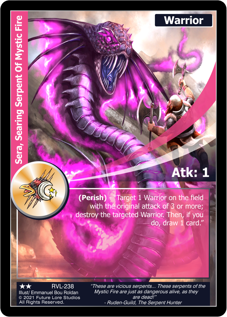 Sera, Searing Serpent Of Mystic Fire