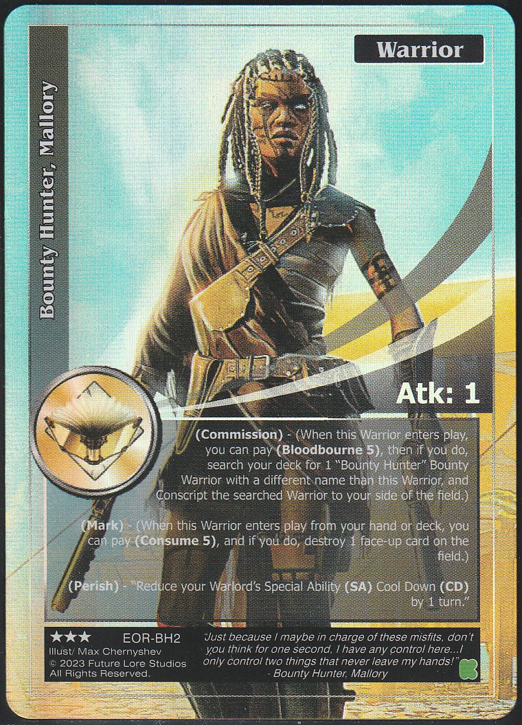 Bounty Hunter, Mallory