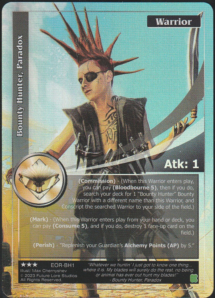 Bounty Hunter, Paradox