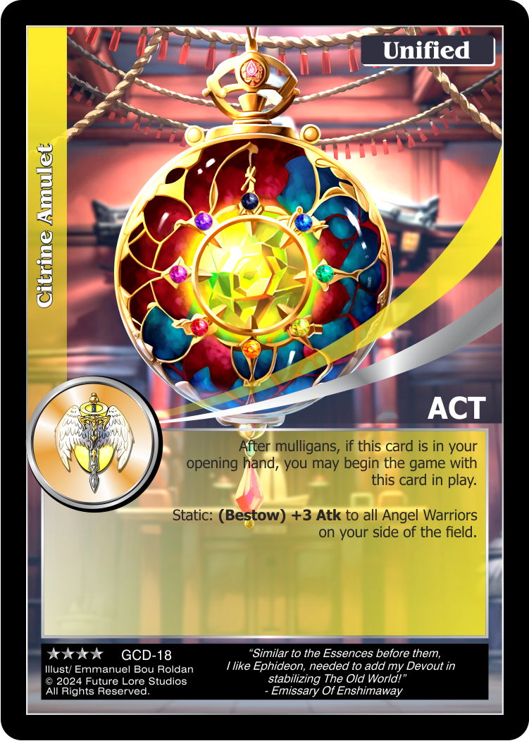 Citrine Amulet