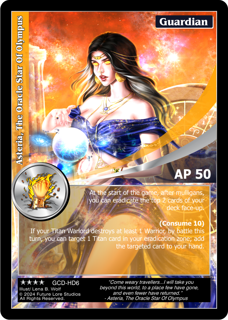 Asteria, The Oracle Star Of Olympus