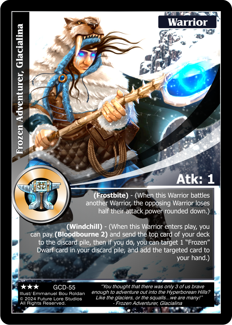 Frozen Adventurer, Glacialina