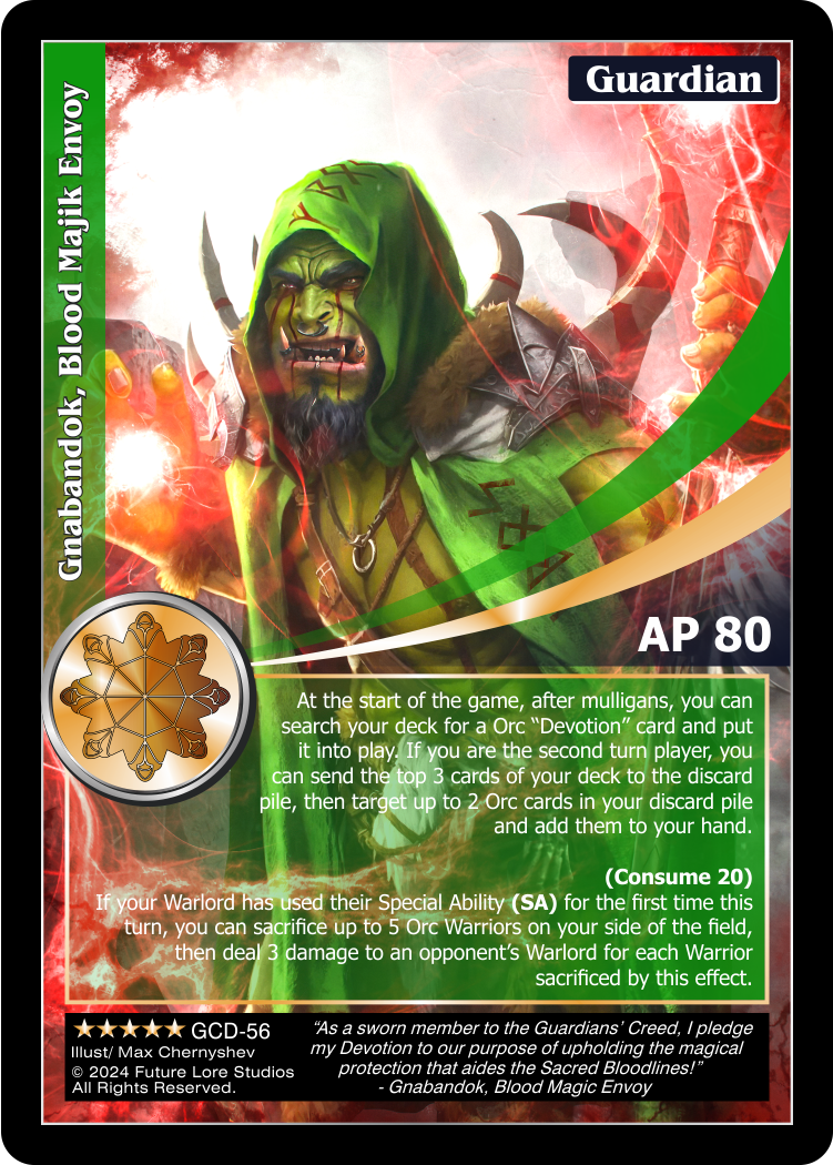 Gnabandok, Blood Majik Envoy