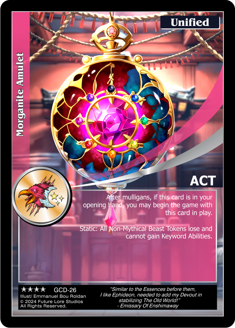 Morganite Amulet