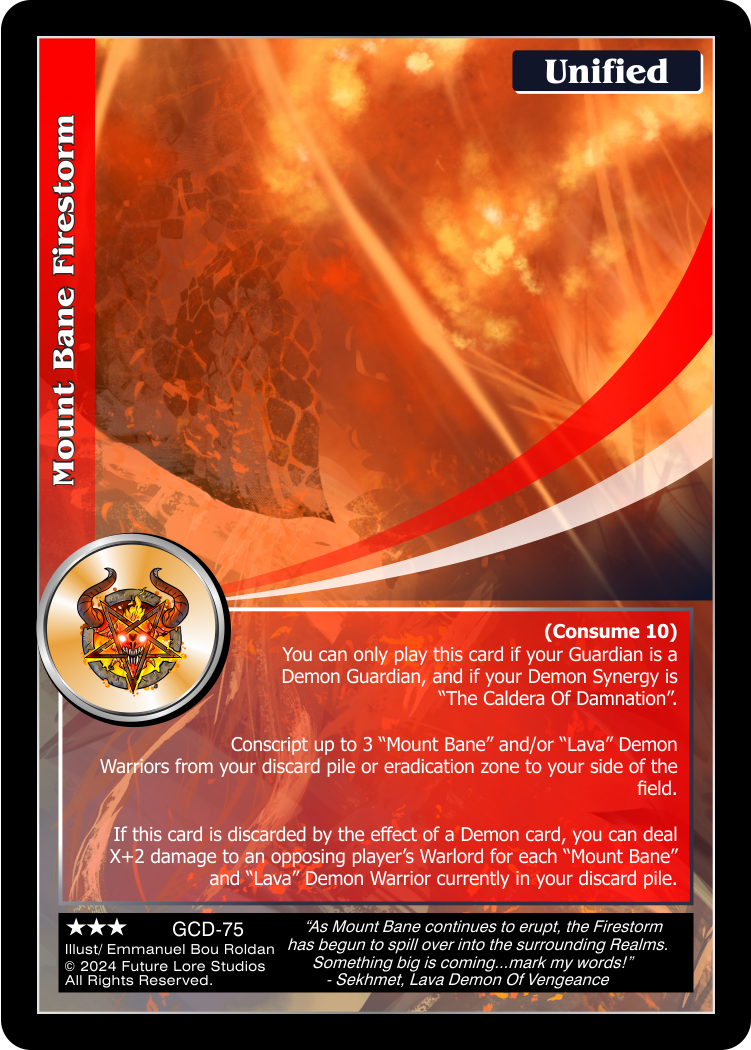 Mount Bane Firestorm