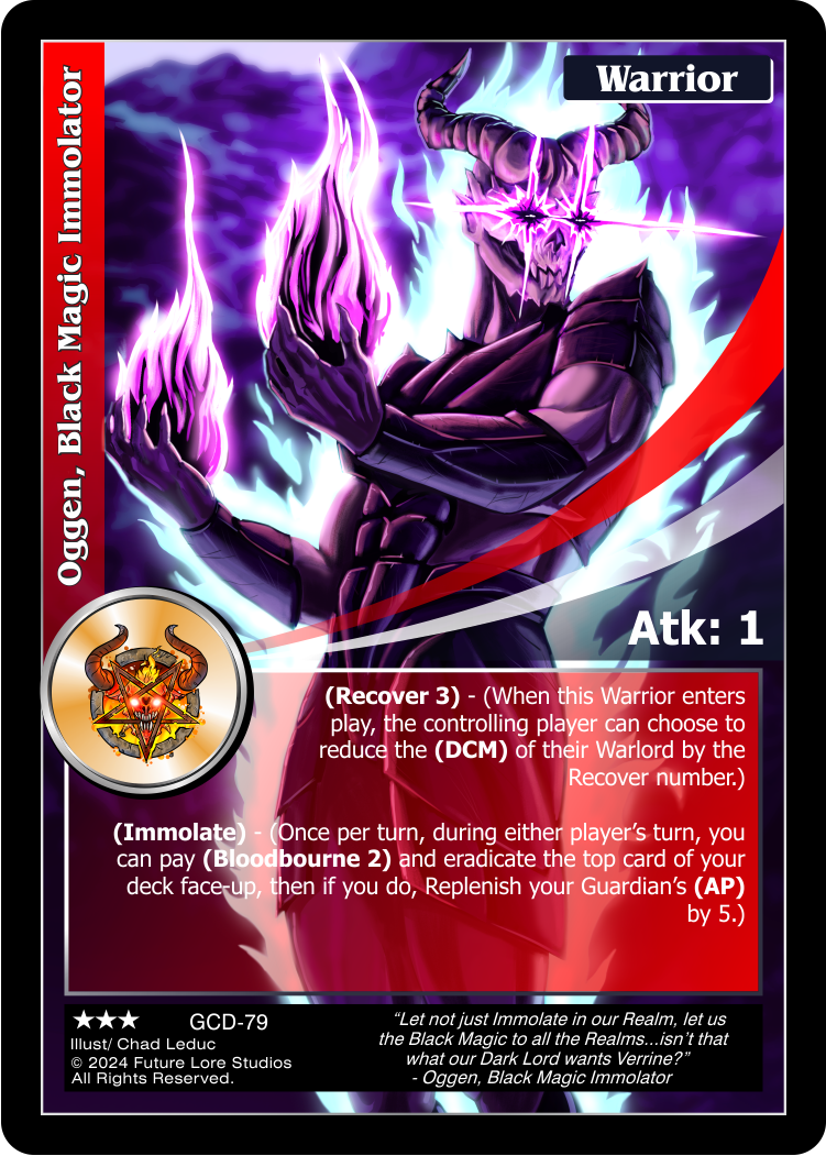 Oggen, Black Magic Manipulator
