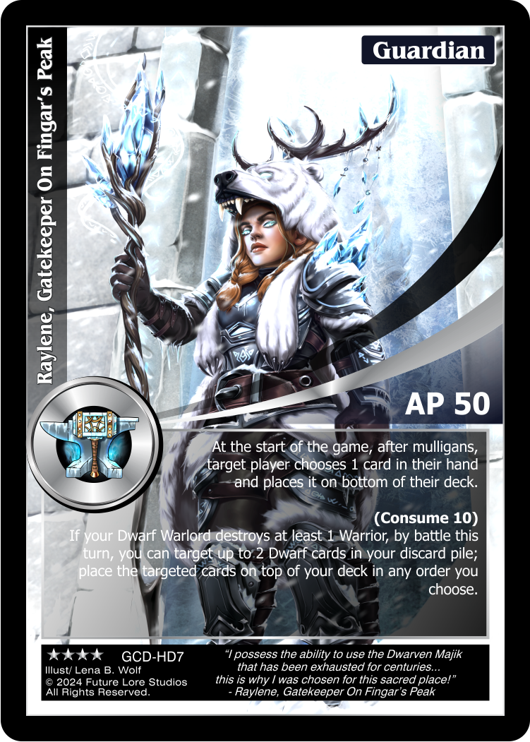 Raylene, Gatekeeper On Fingar’s Peak