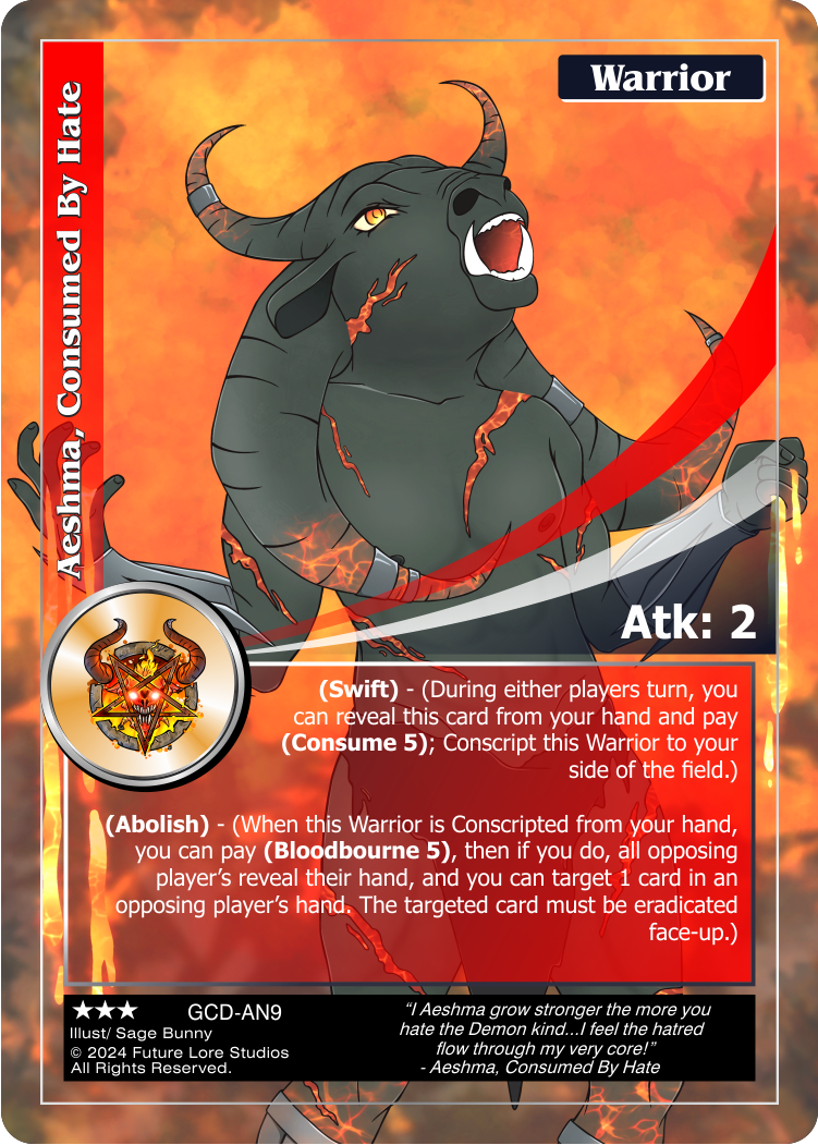 Aeshma, Consumed By Hate