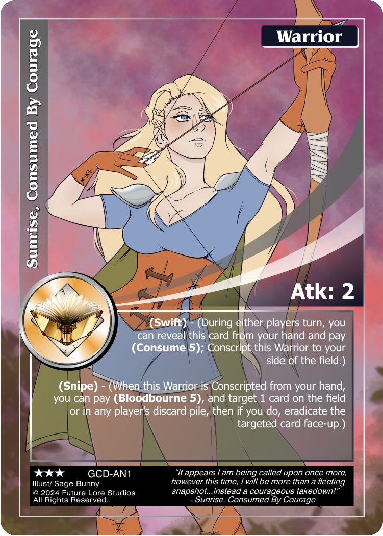 Sunrise, Consumed By Courage