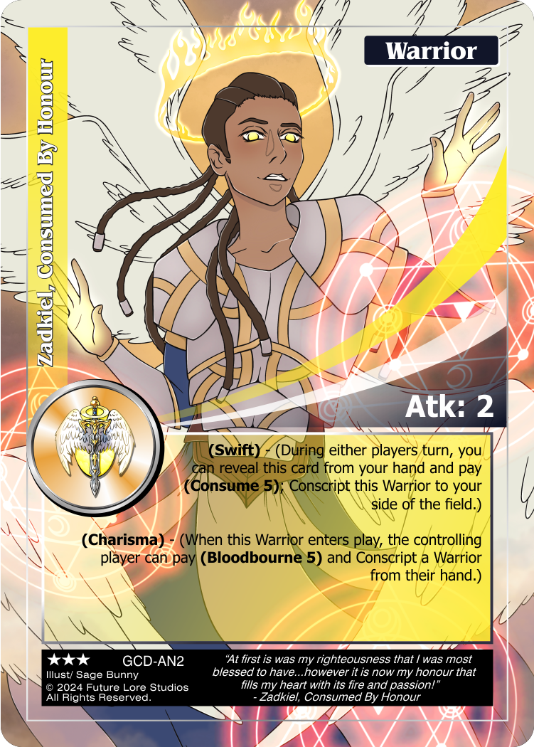 Zadkiel, Consumed By Honour