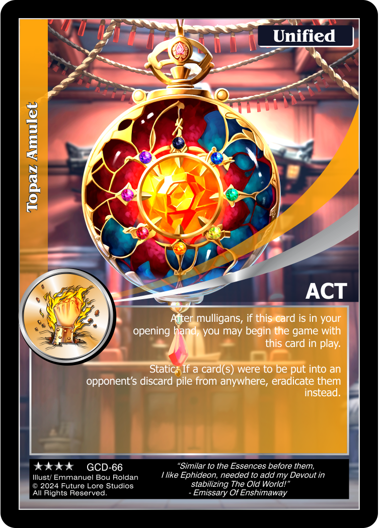 Topaz Amulet