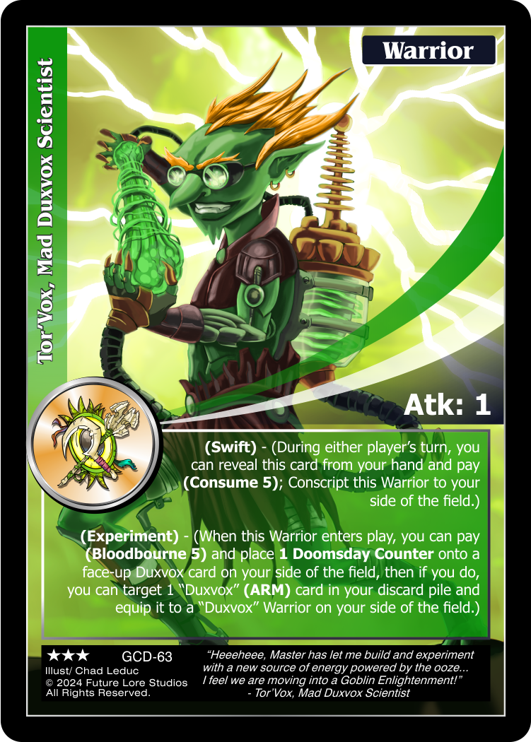 Tor’Vox, Mad Duxvox Scientist