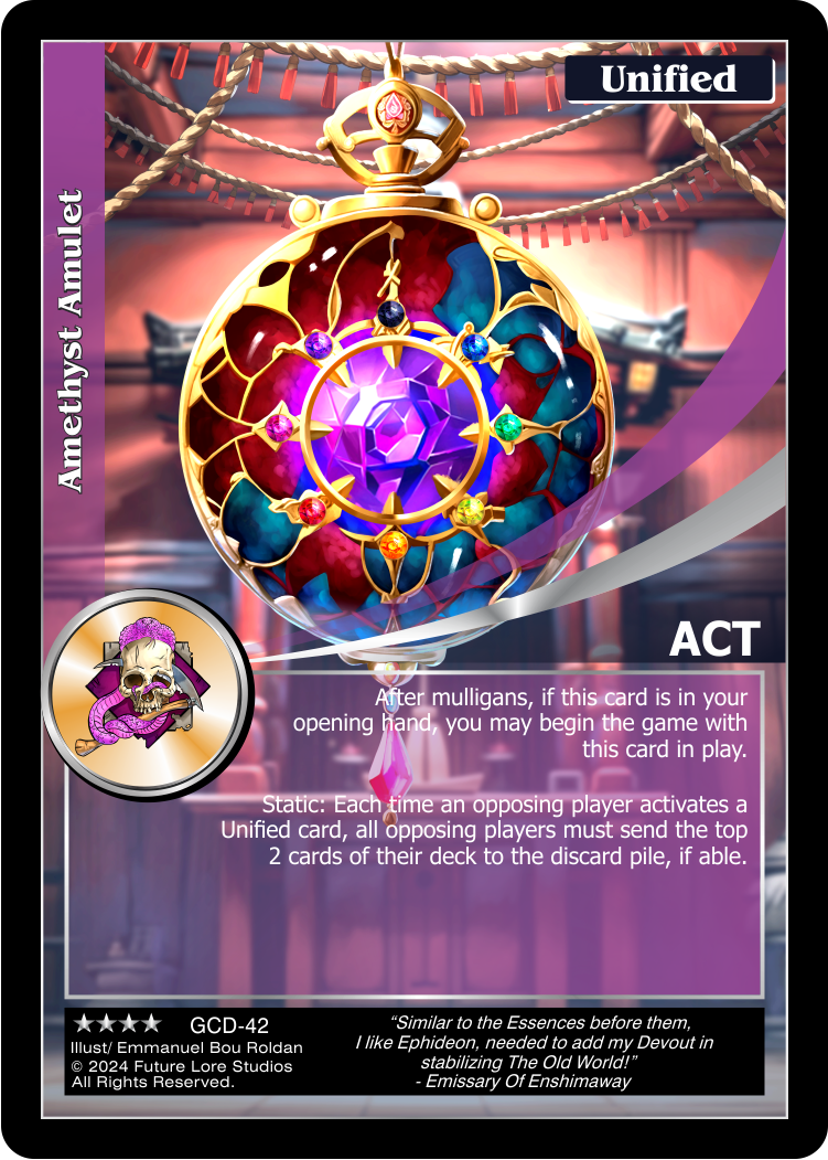 Amethyst Amulet