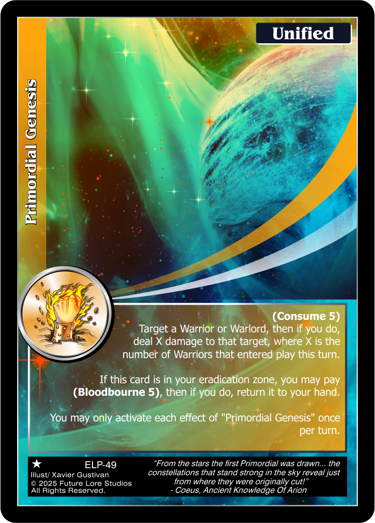 Primordial Genesis