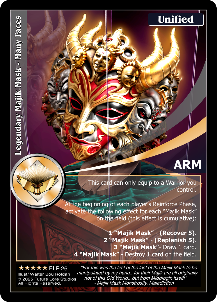 Legendary Majik Mask – Many Faces