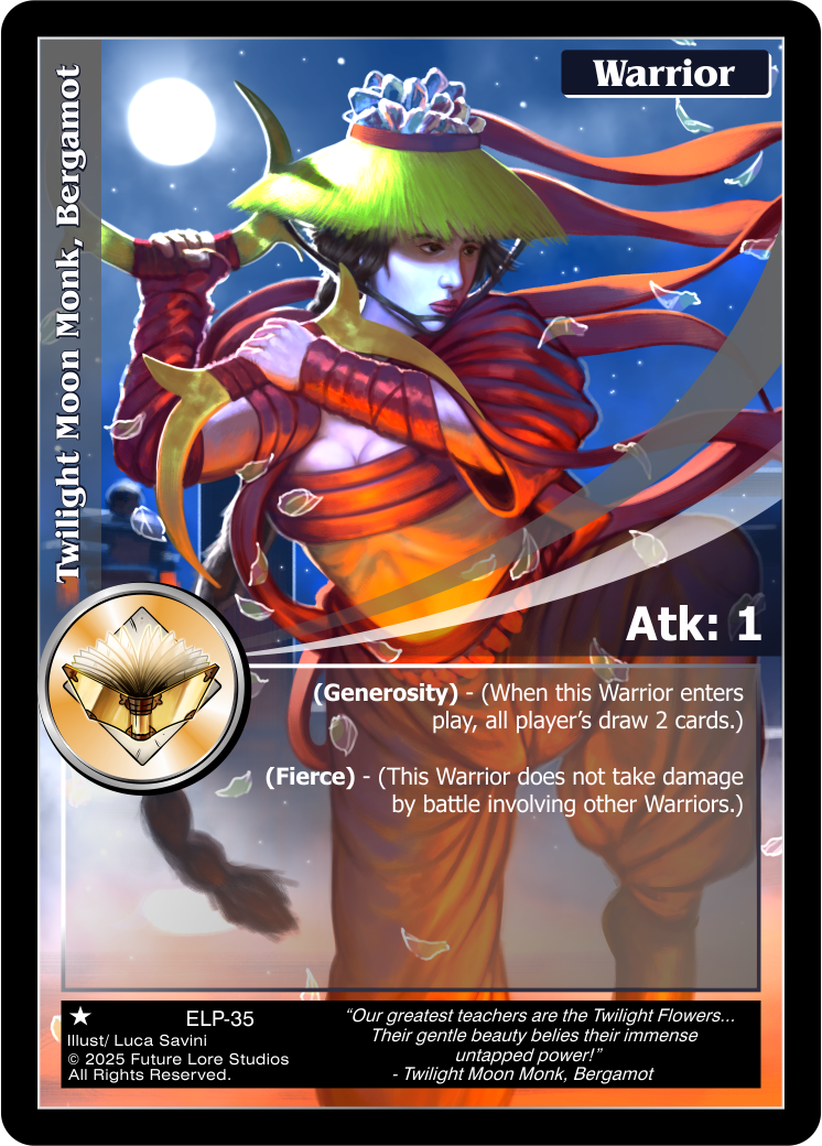 Twilight Moon Monk, Bergamot