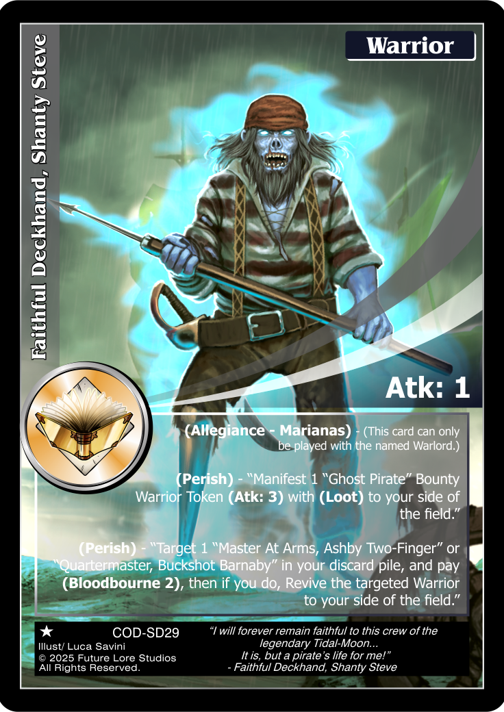 Faithful Deckhand, Shanty Steve
