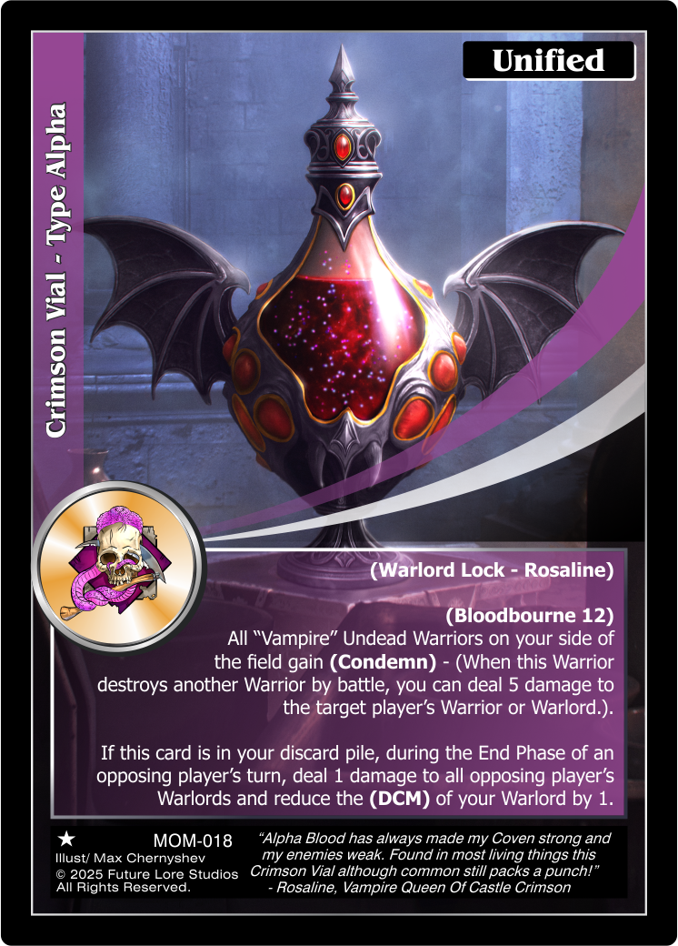 Crimson Vial – Type Alpha