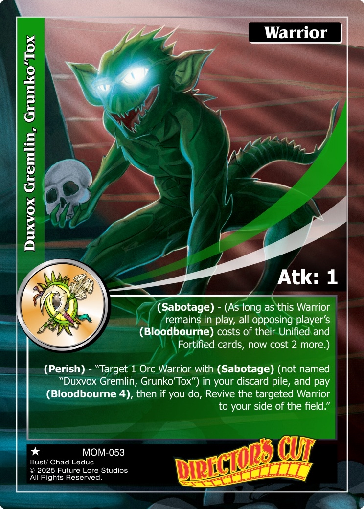 Duxvox Gremlin, Grunko’Tox
