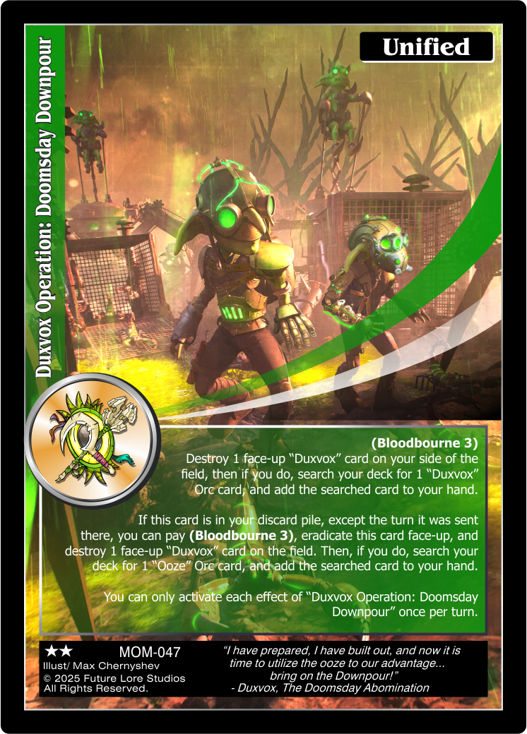 Duxvox Operation: Doomsday Downpour