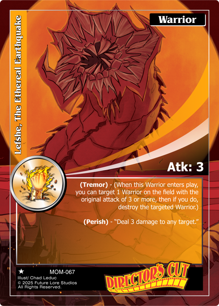 Lefshe, The Ethereal Earthquake