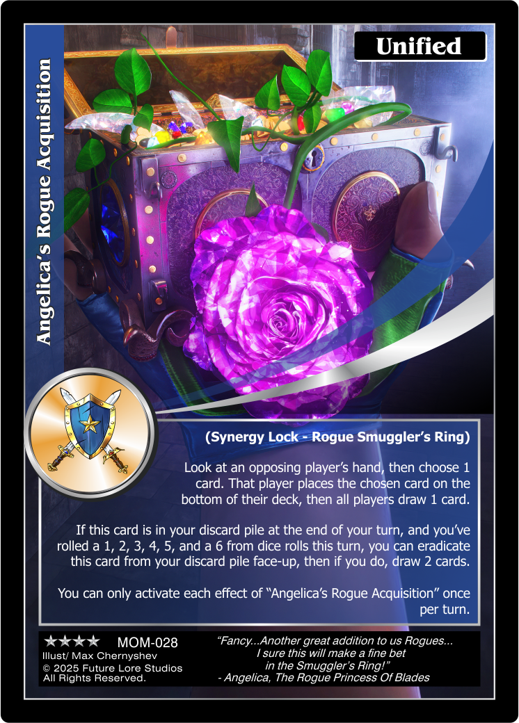 Angelica’s Rogue Acquisition